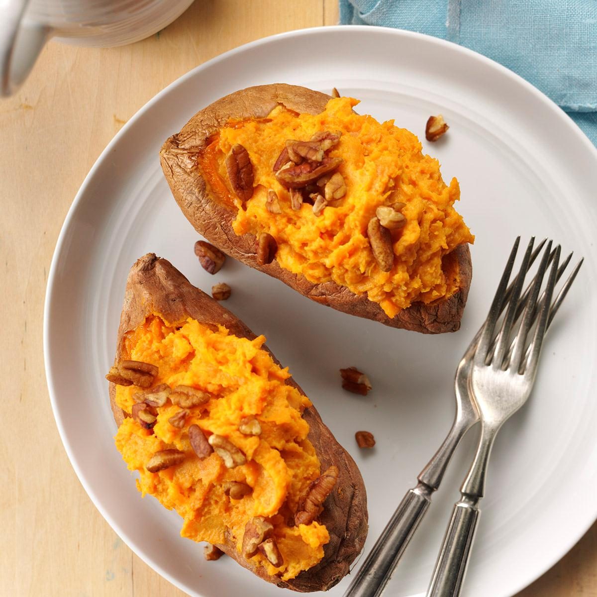 Creamy Twice Baked Sweet Potatoes