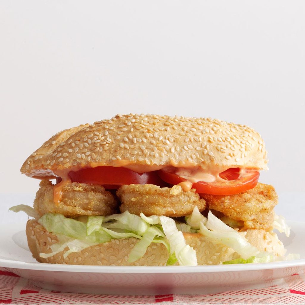 Creole-Spiced Shrimp Po’Boys