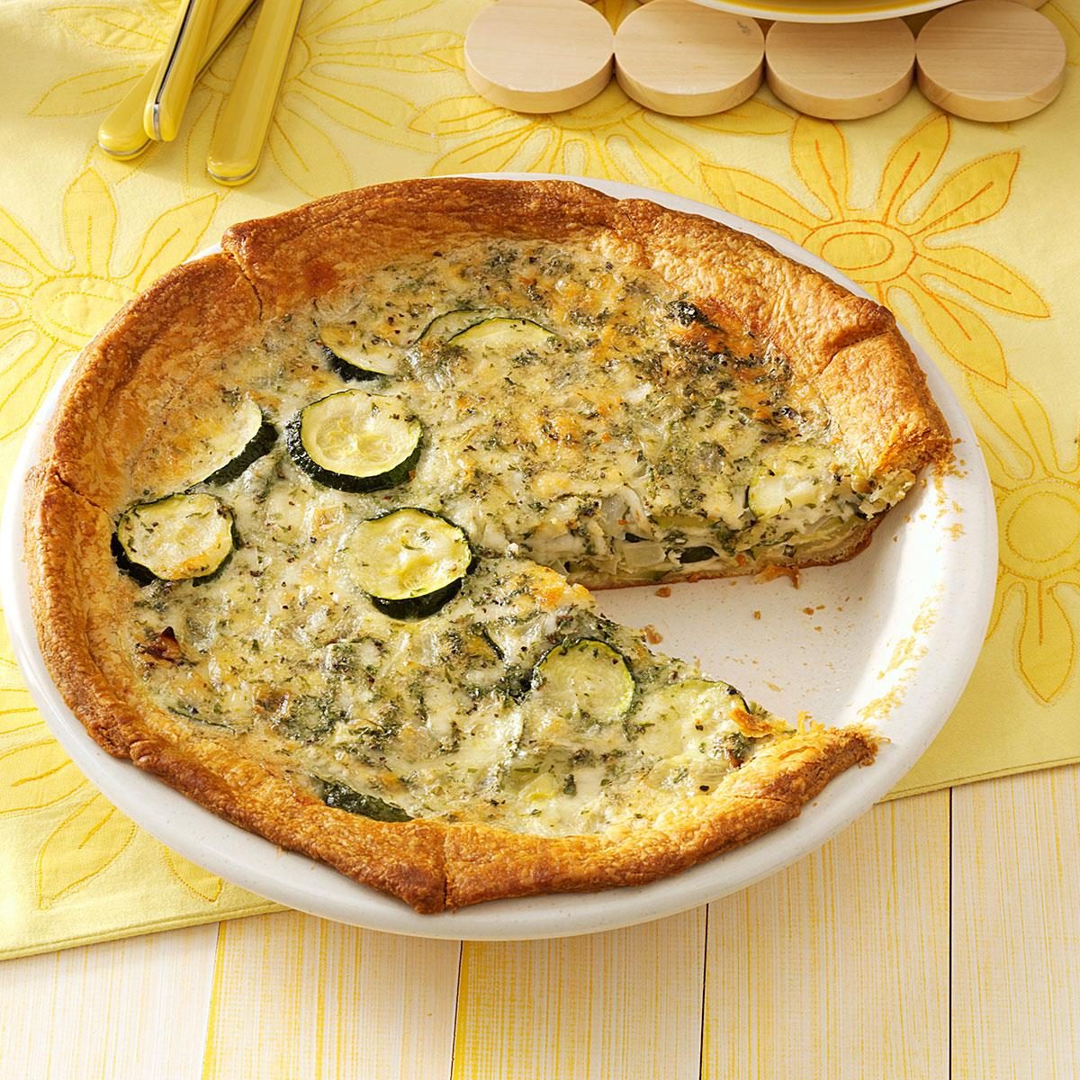 Tarte courgette chèvre et miel au Thermomix » Recette Thermomix