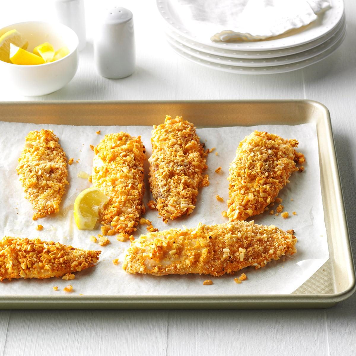 Crispy Almond Tilapia