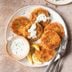 Fresh Salmon Patties with Greek Yogurt Sauce