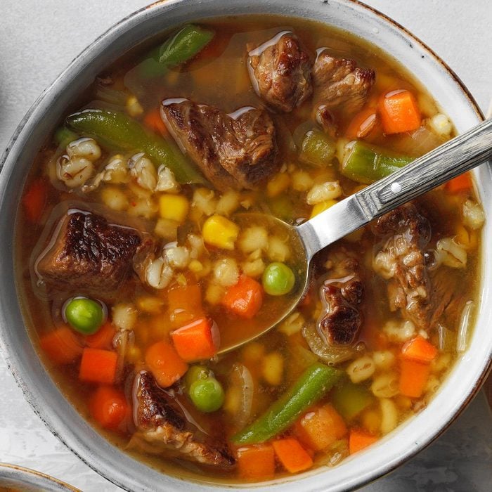 Slow-Cooker Beef Barley Soup