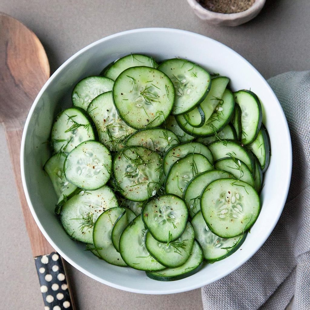 Cucumbers with Dill