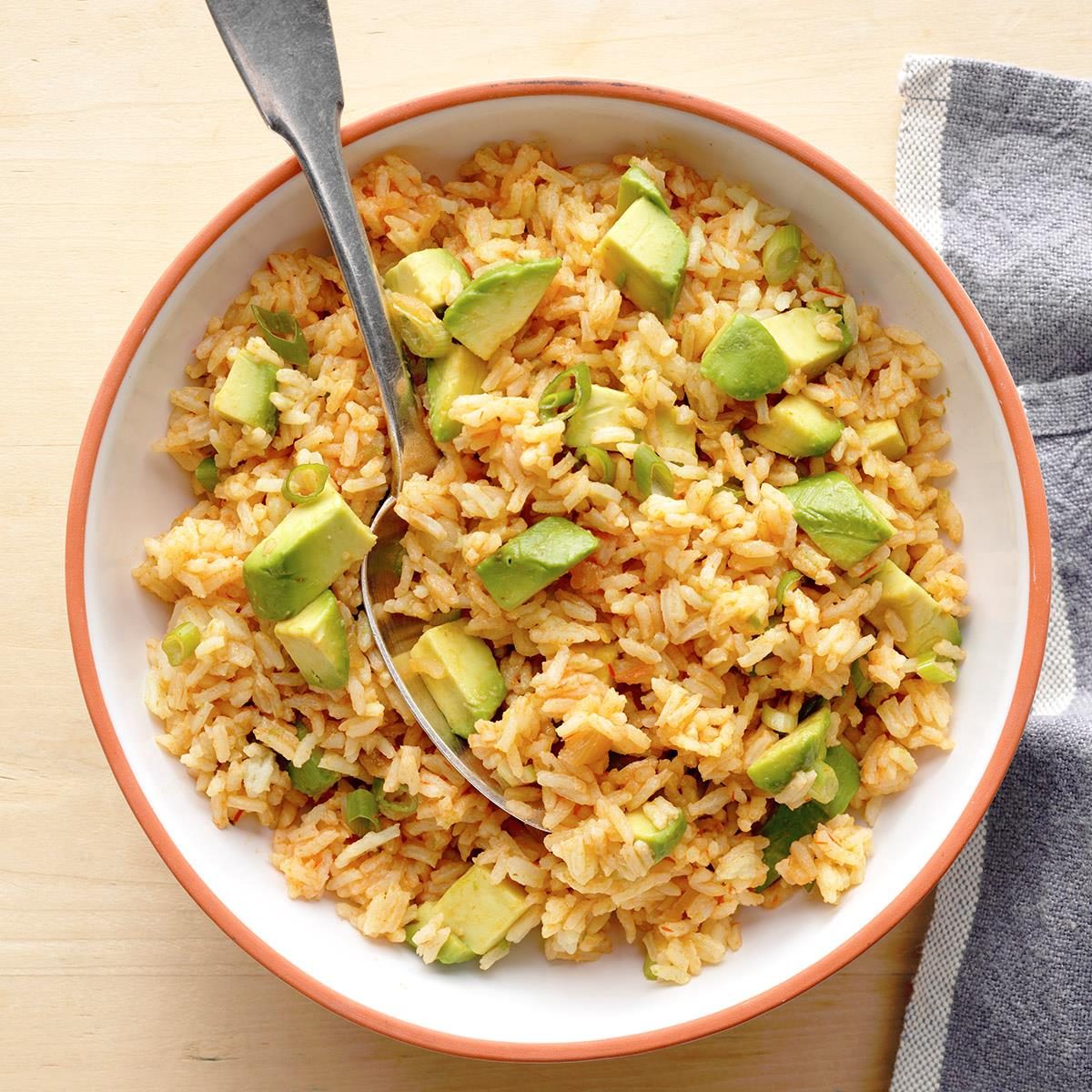 Cumin  Rice with Avocado