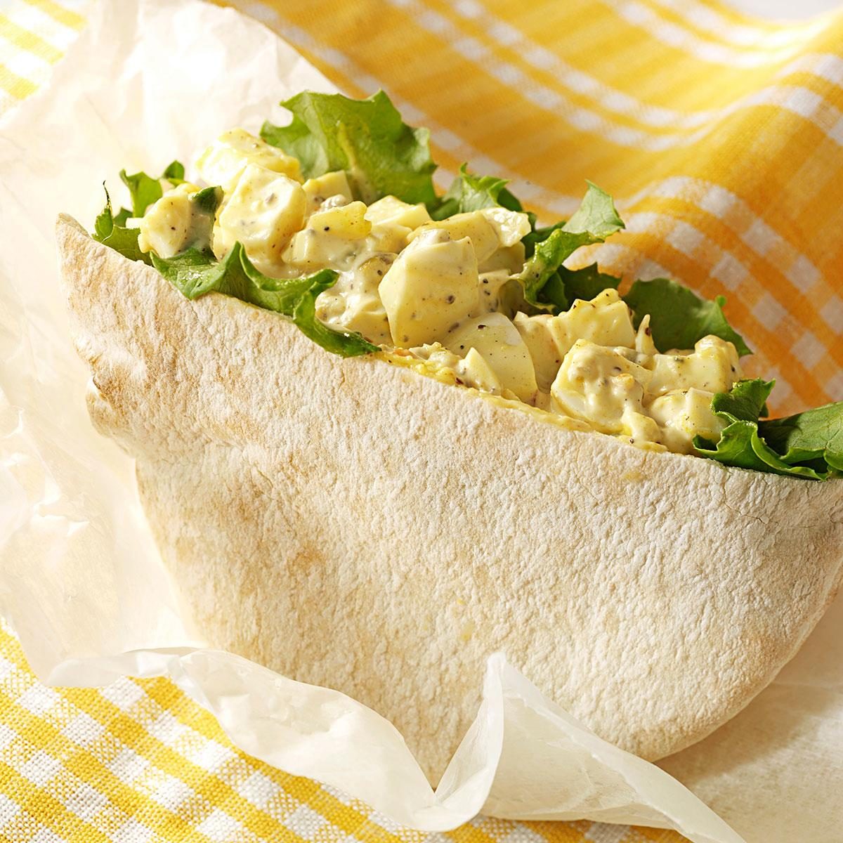 Curried Olive Egg Salad