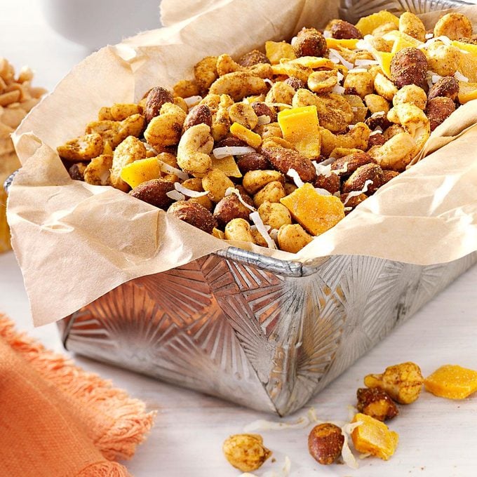 Curried Tropical Nut Mix