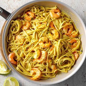 Curry Shrimp Linguine