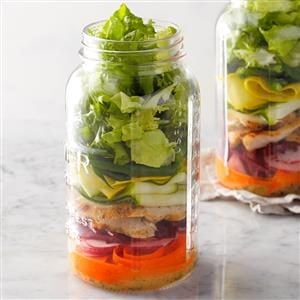 Day 1 Lunch: DIY Salad in a Jar