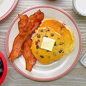 Dad’s Blueberry Buttermilk Pancakes