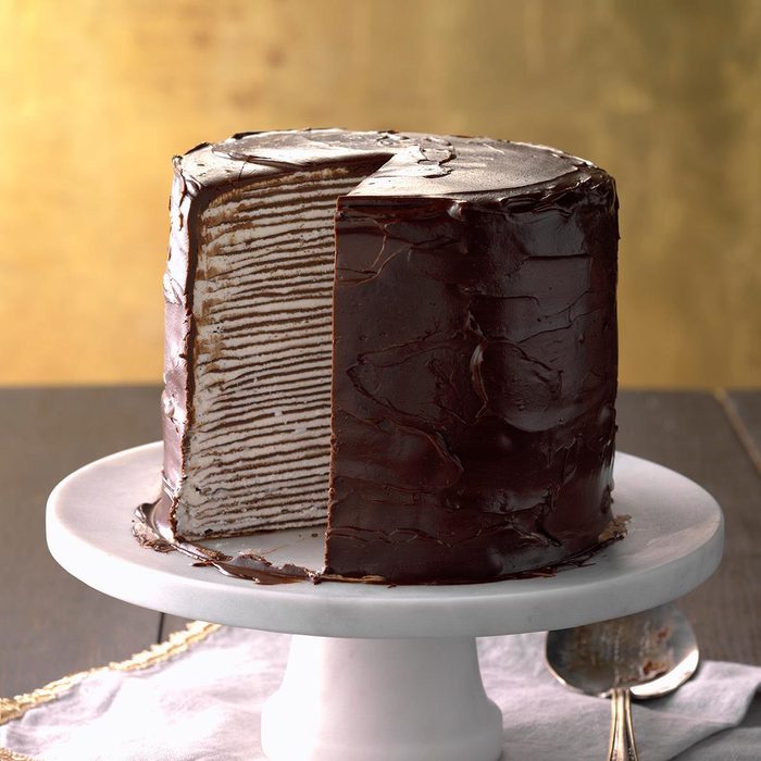 Decadent Chocolate Crepe Cake