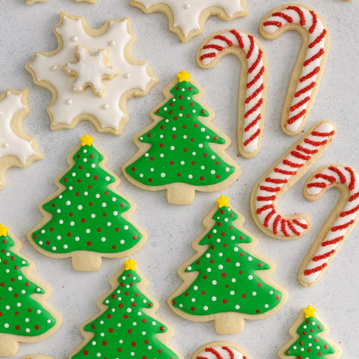 Decorated Christmas Cutout Cookies Recipe | Taste of Home