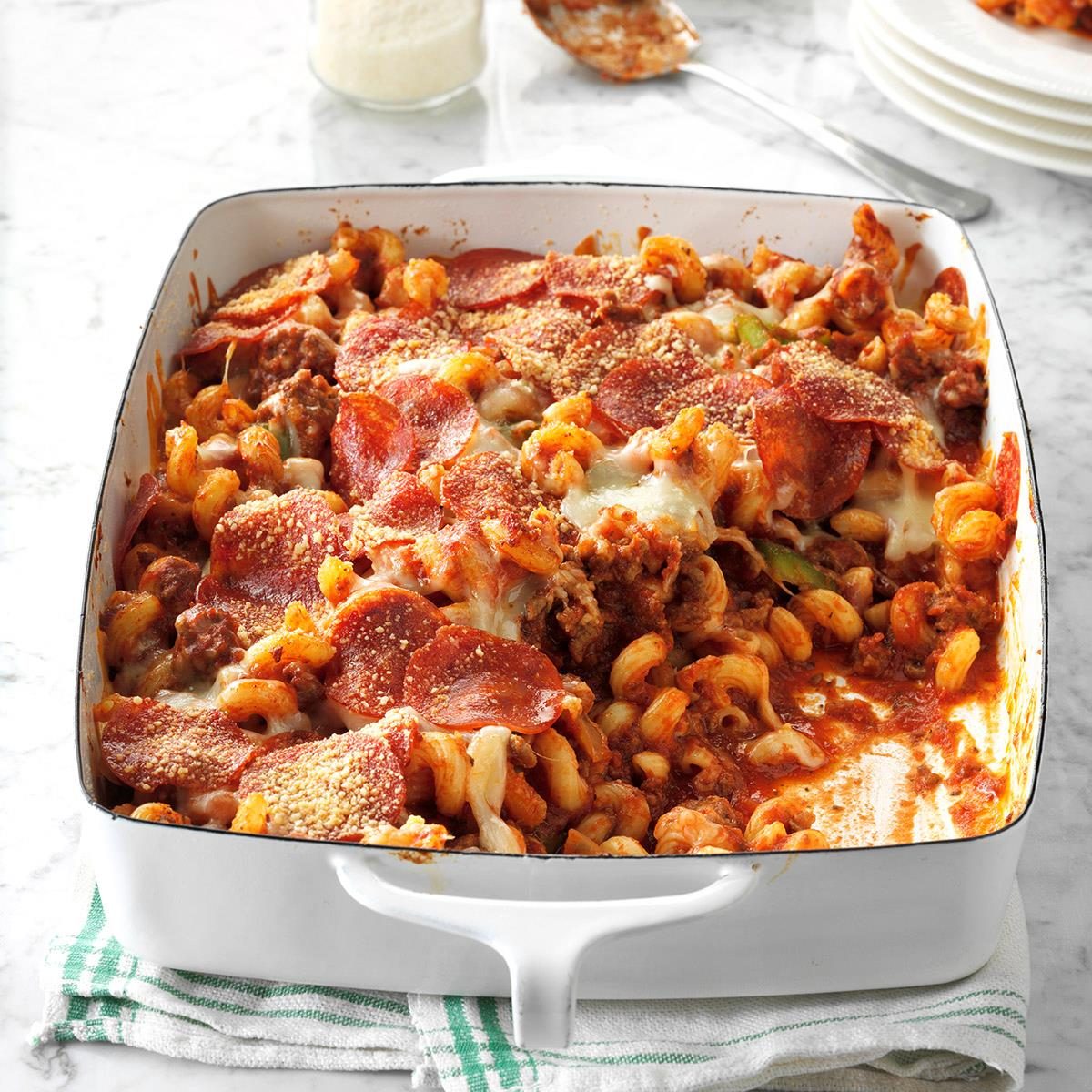 Deluxe Pizza Casserole