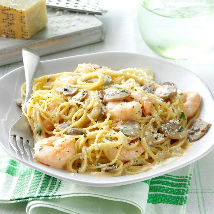 Dijon Shrimp with Pasta
