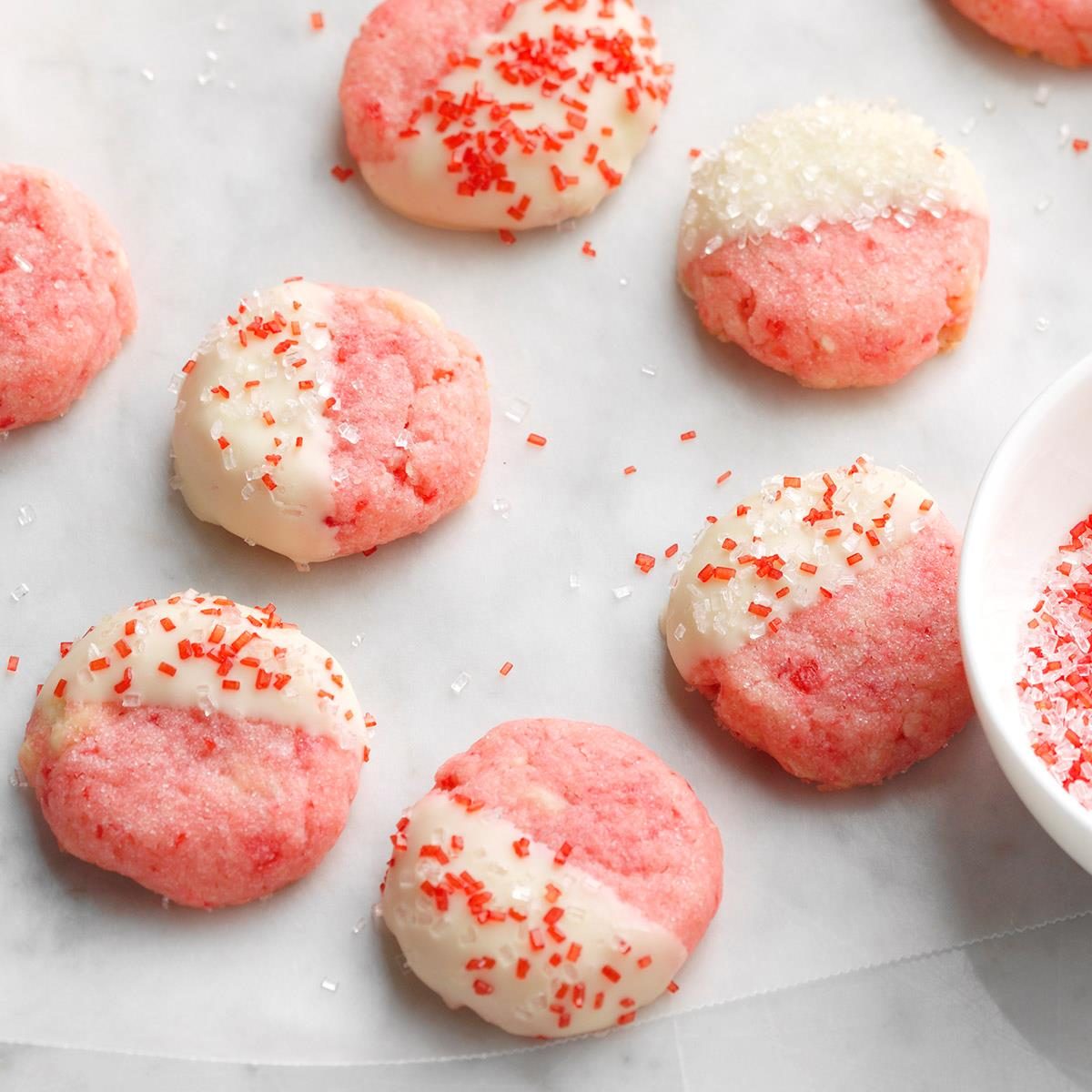 Dipped Cherry Cookies