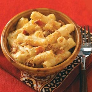 Double-Cheese Ziti with Bacon