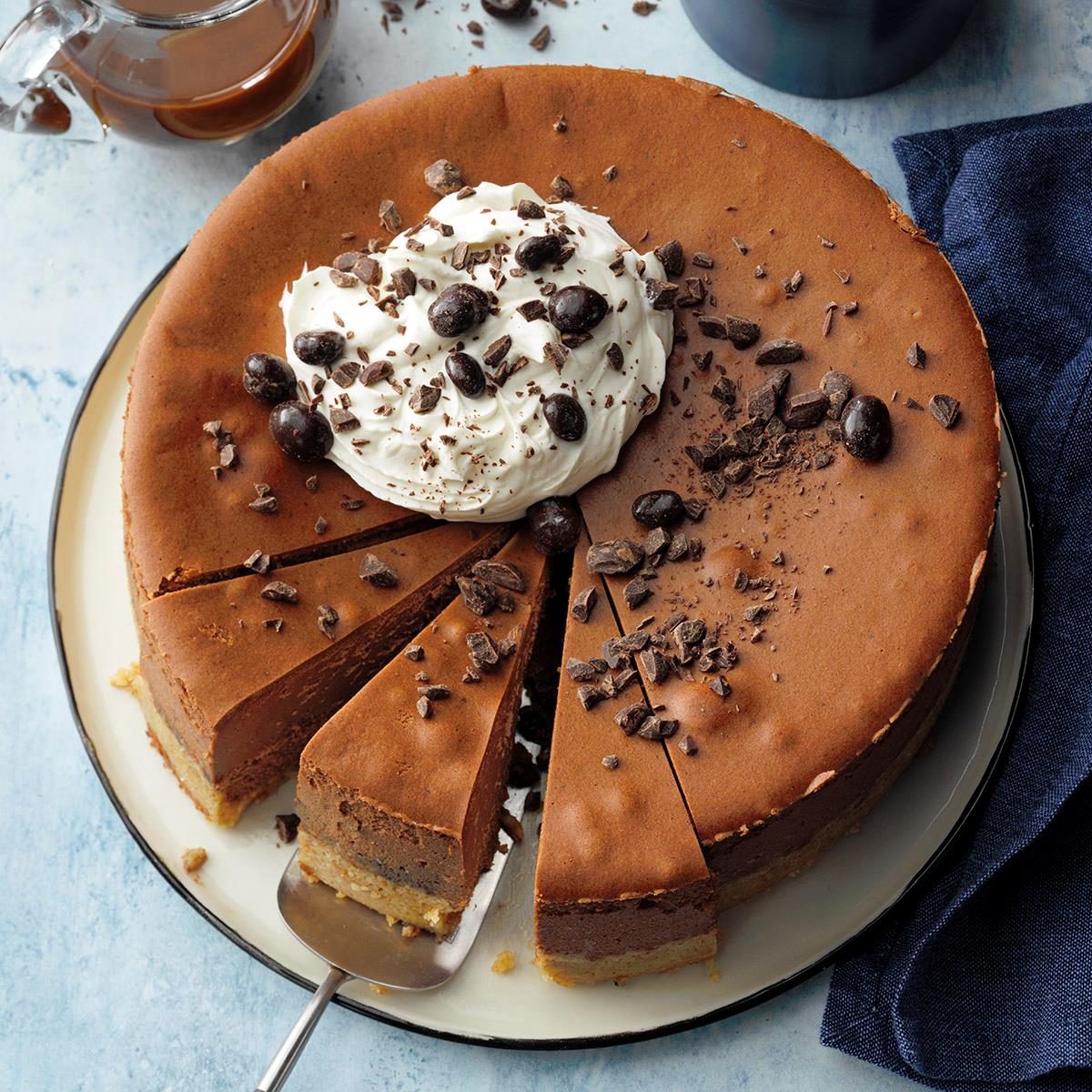 Double Chocolate Espresso Cheesecake Recipe: How to Make It | Taste of Home