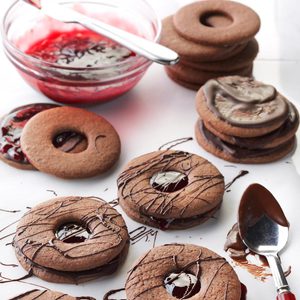 Double-Chocolate Linzer Tart Cookies