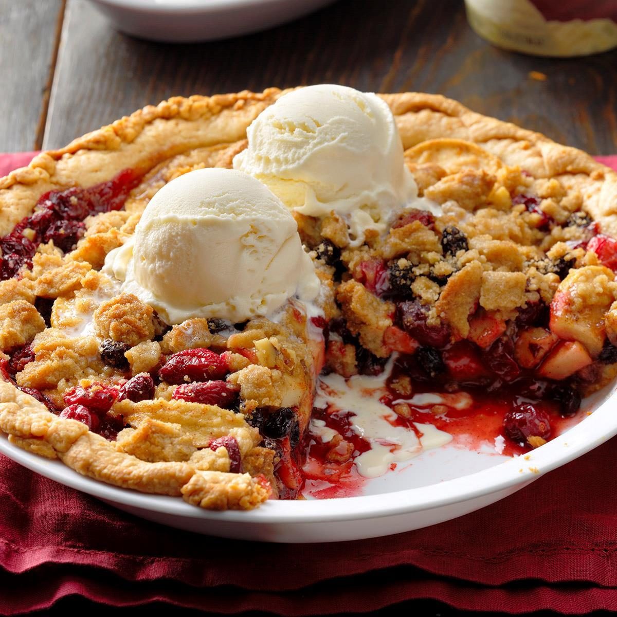 Dutch Cranberry-Apple Pie Recipe: How to Make It | Taste of Home