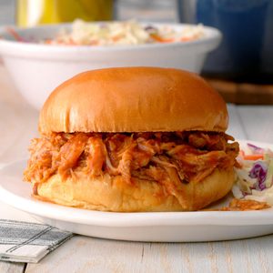 Oven Barbecued Pork Sandwiches
