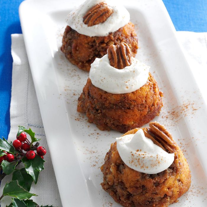 Sticky Bread Pudding Cups