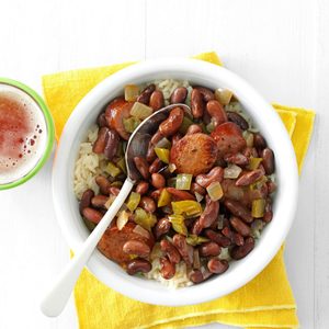 Slow Cooker Red Beans & Sausage