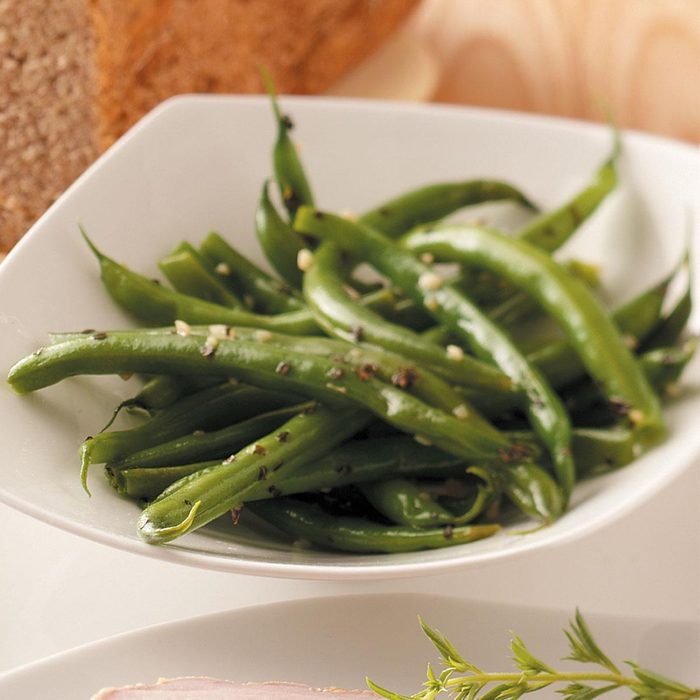 Basil-Garlic Green Beans