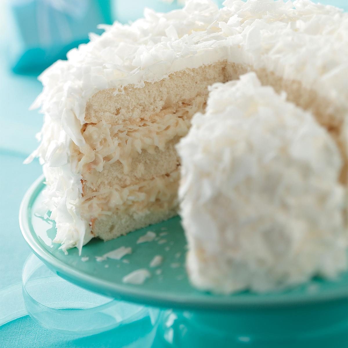 White Chocolate Coconut Cake