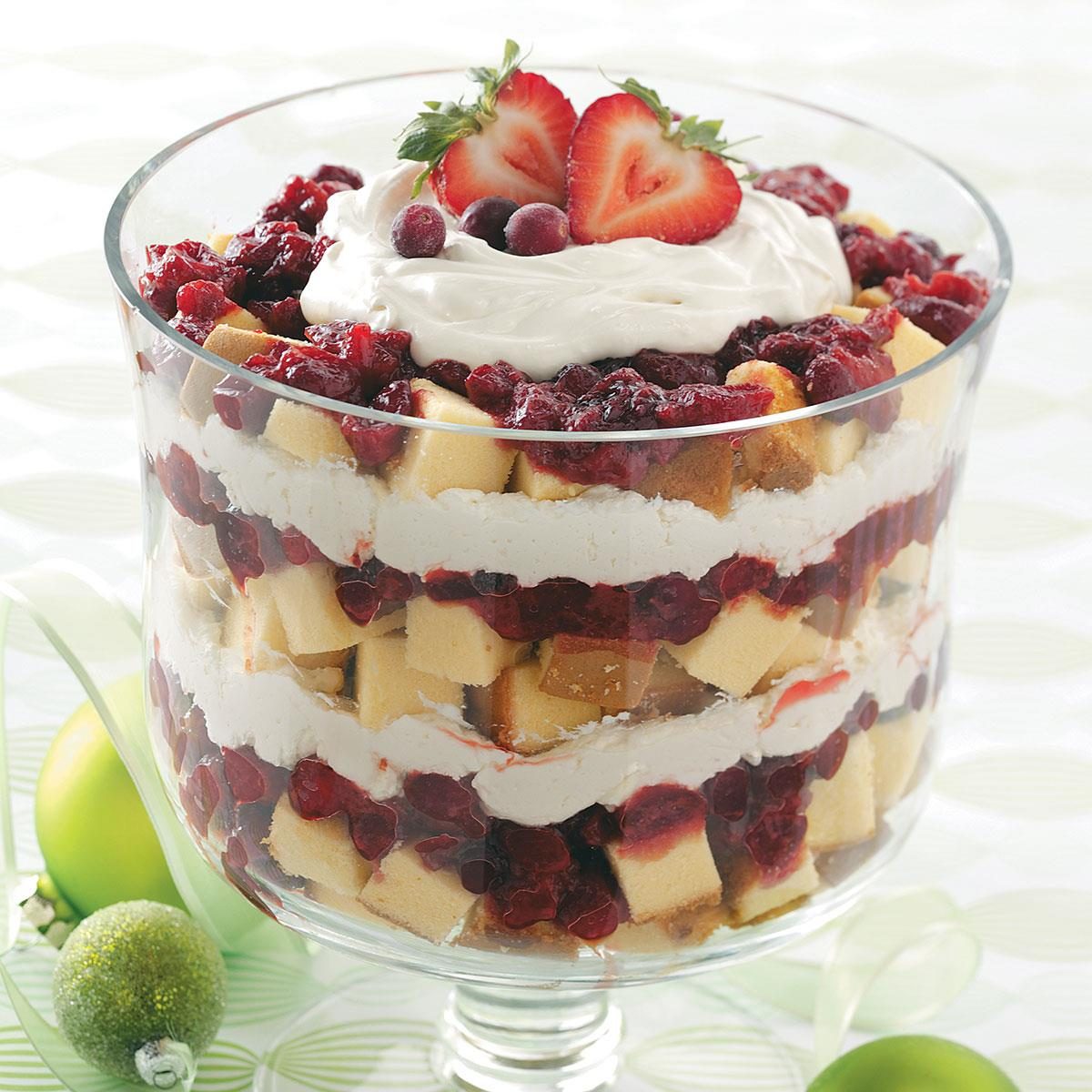 Makeover Cranberry Trifle