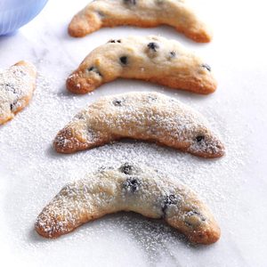 Blue Moon Crescent Cookies
