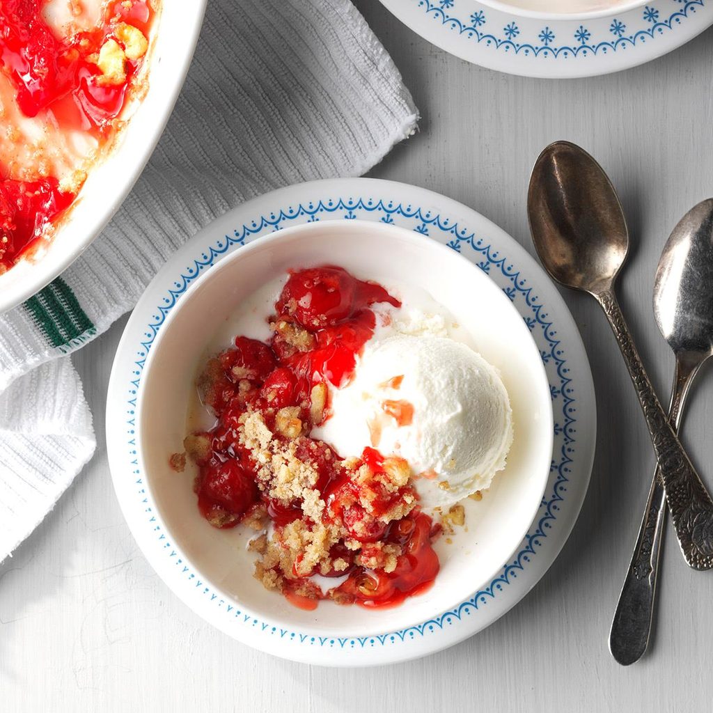 Homemade Cherry Crisp