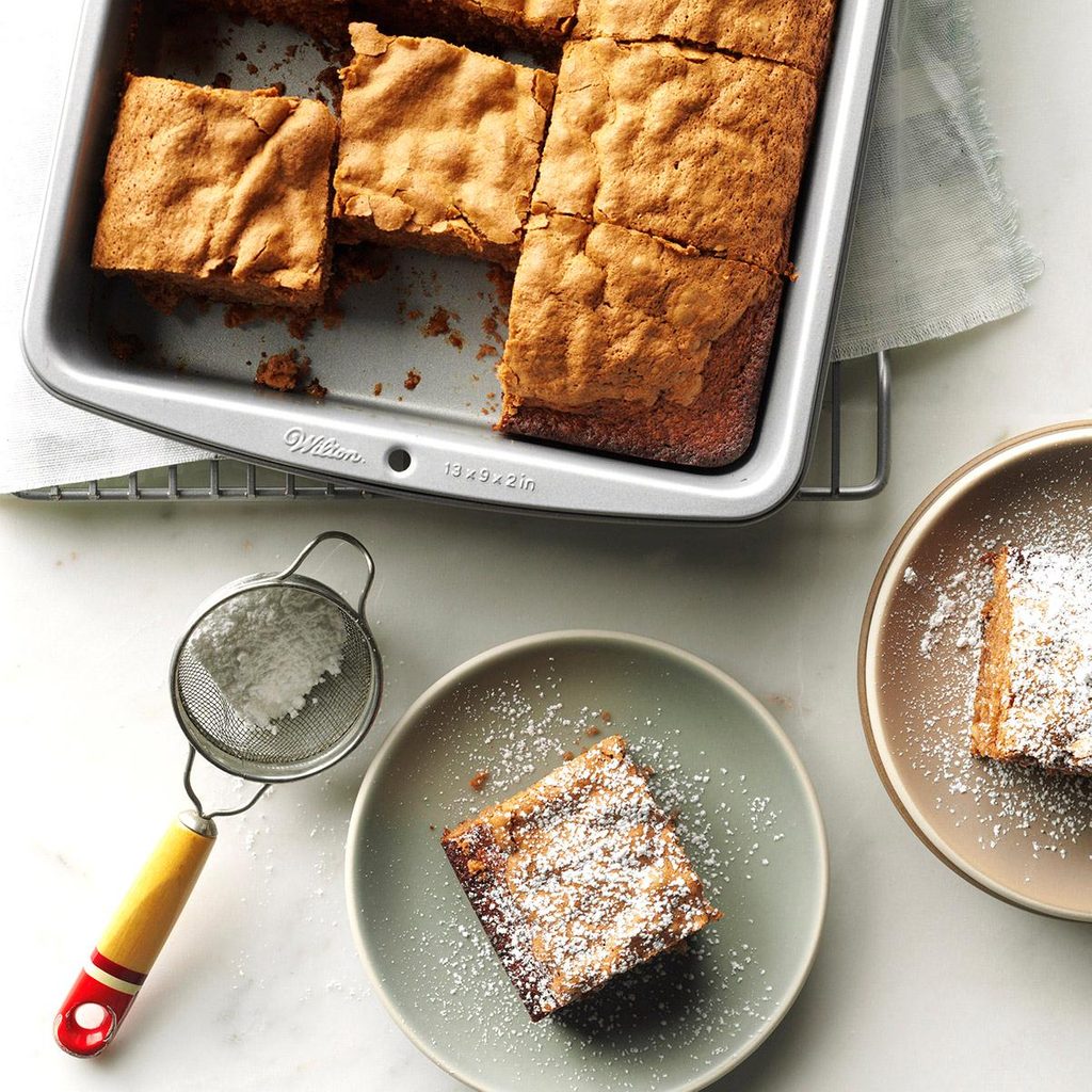 Hazelnut Cake Squares