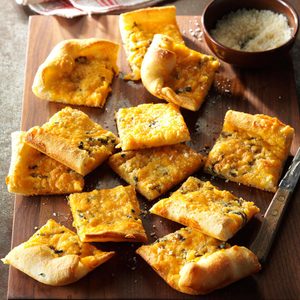 Garlic-Cheese Flatbread