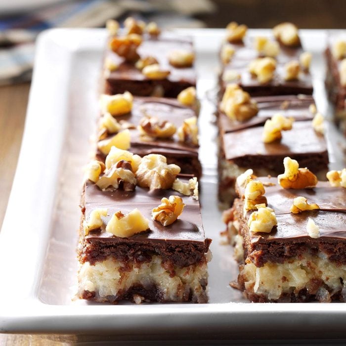 Fudgy Macaroon Bars