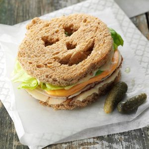 Jack-o’-Lantern Sandwiches