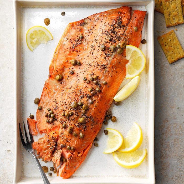 Easy smoked salmon