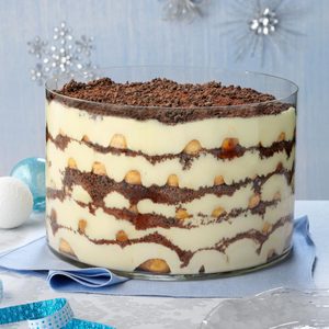 Eggnog Tiramisu Trifle
