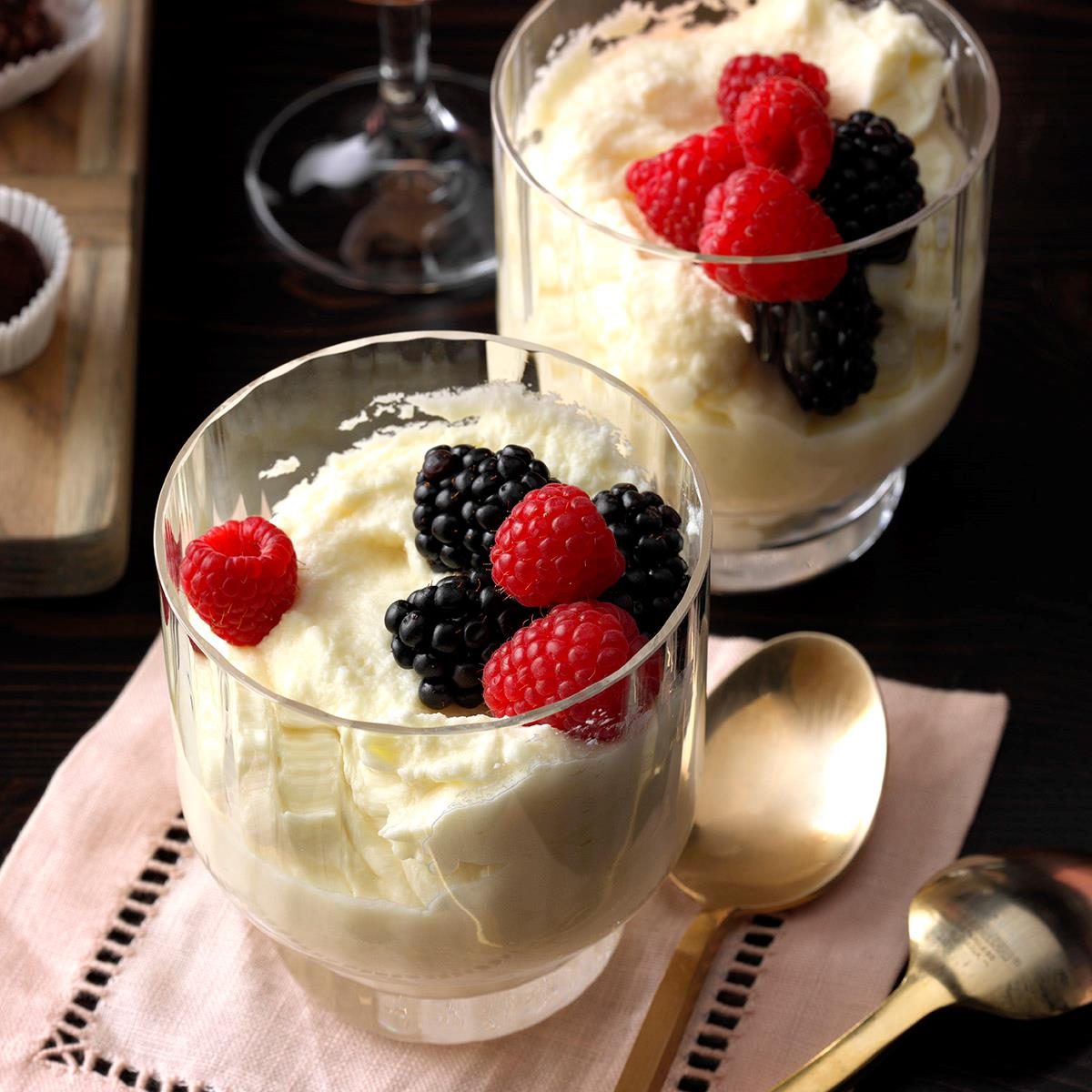 Elegant White Chocolate Mousse