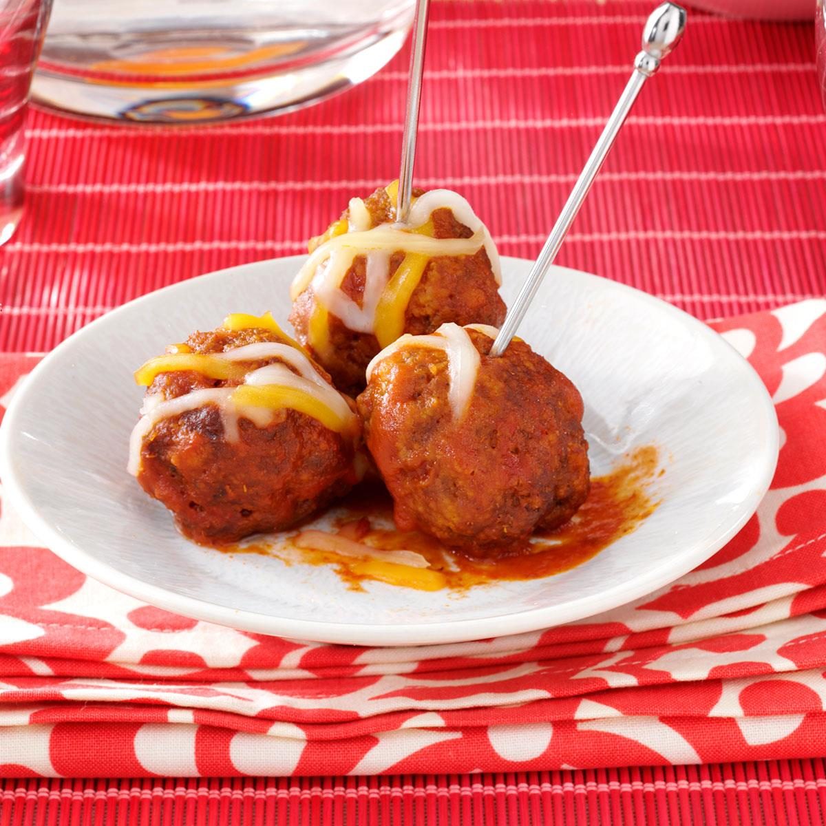 Enchilada Meatballs