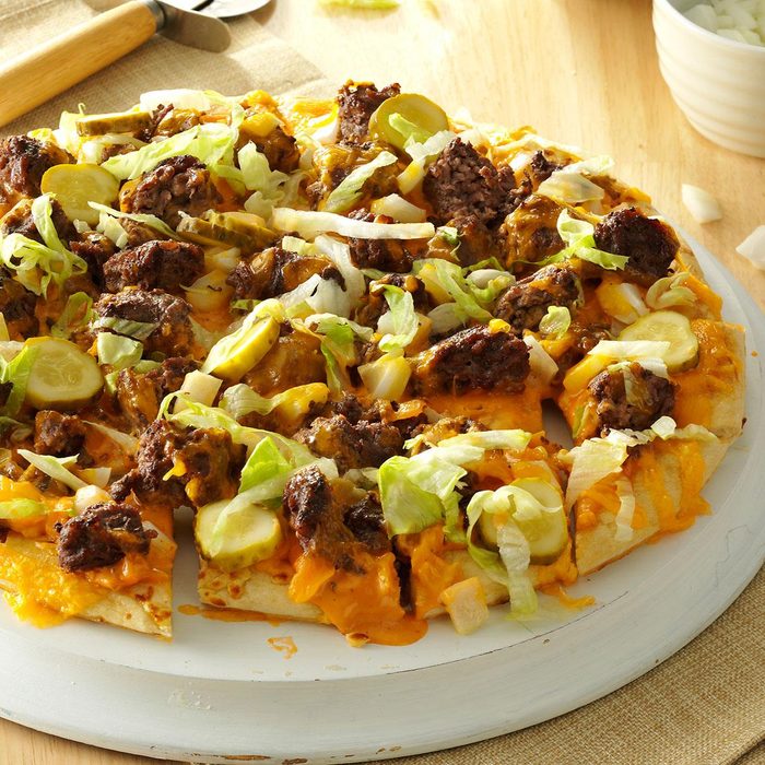 Inspired By: BBQ Bacon Cheeseburger Pizza