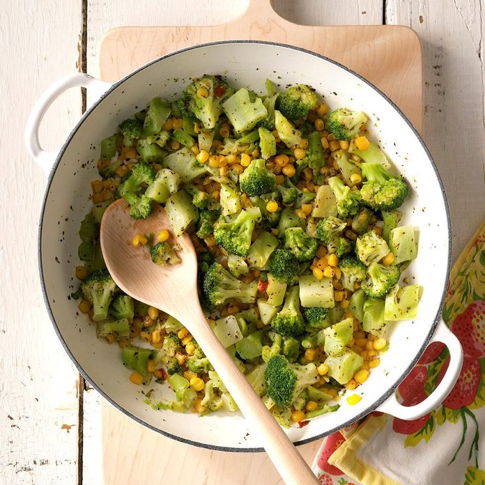 Festive Corn ‘n’ Broccoli