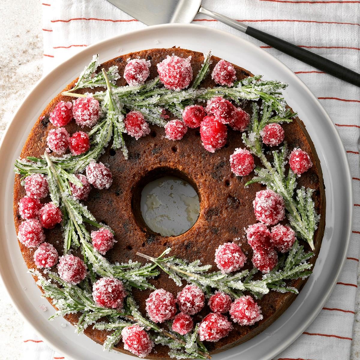 Festive Cranberry Cake Recipe | Taste of Home