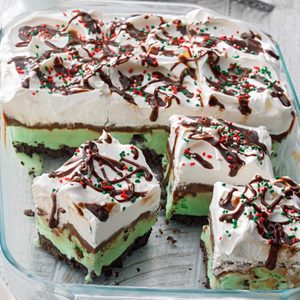 Festive Mint Cream Dessert