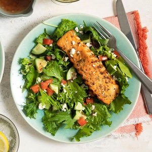 Feta Salmon Salad