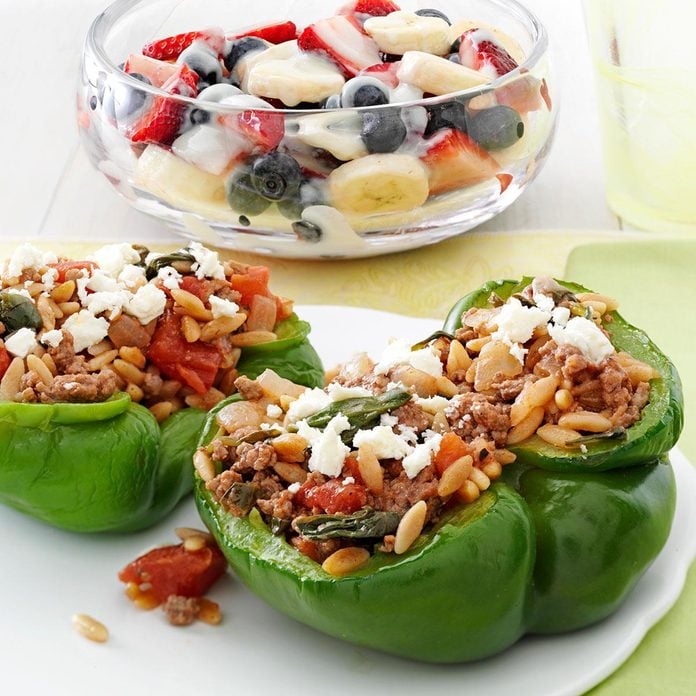 Feta Stuffed Peppers