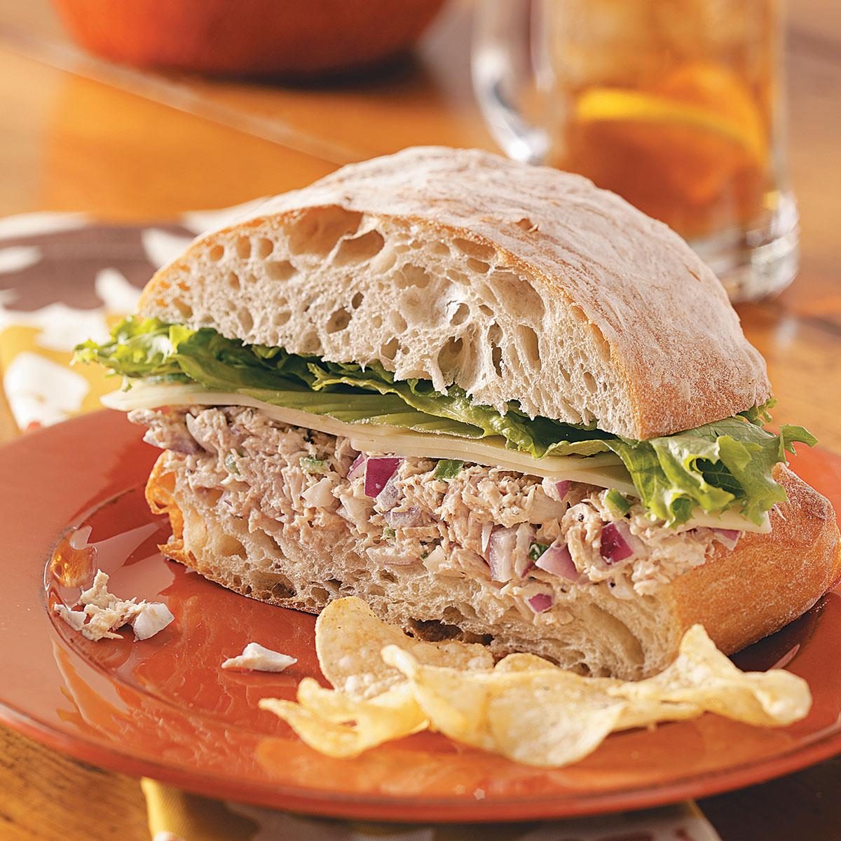 Fiesta Tuna Salad Sandwiches