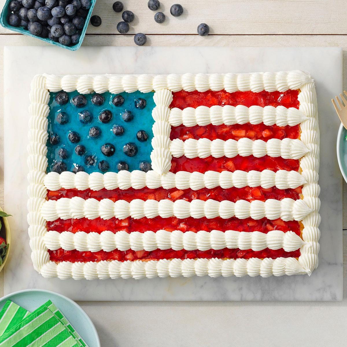 Flag Cake