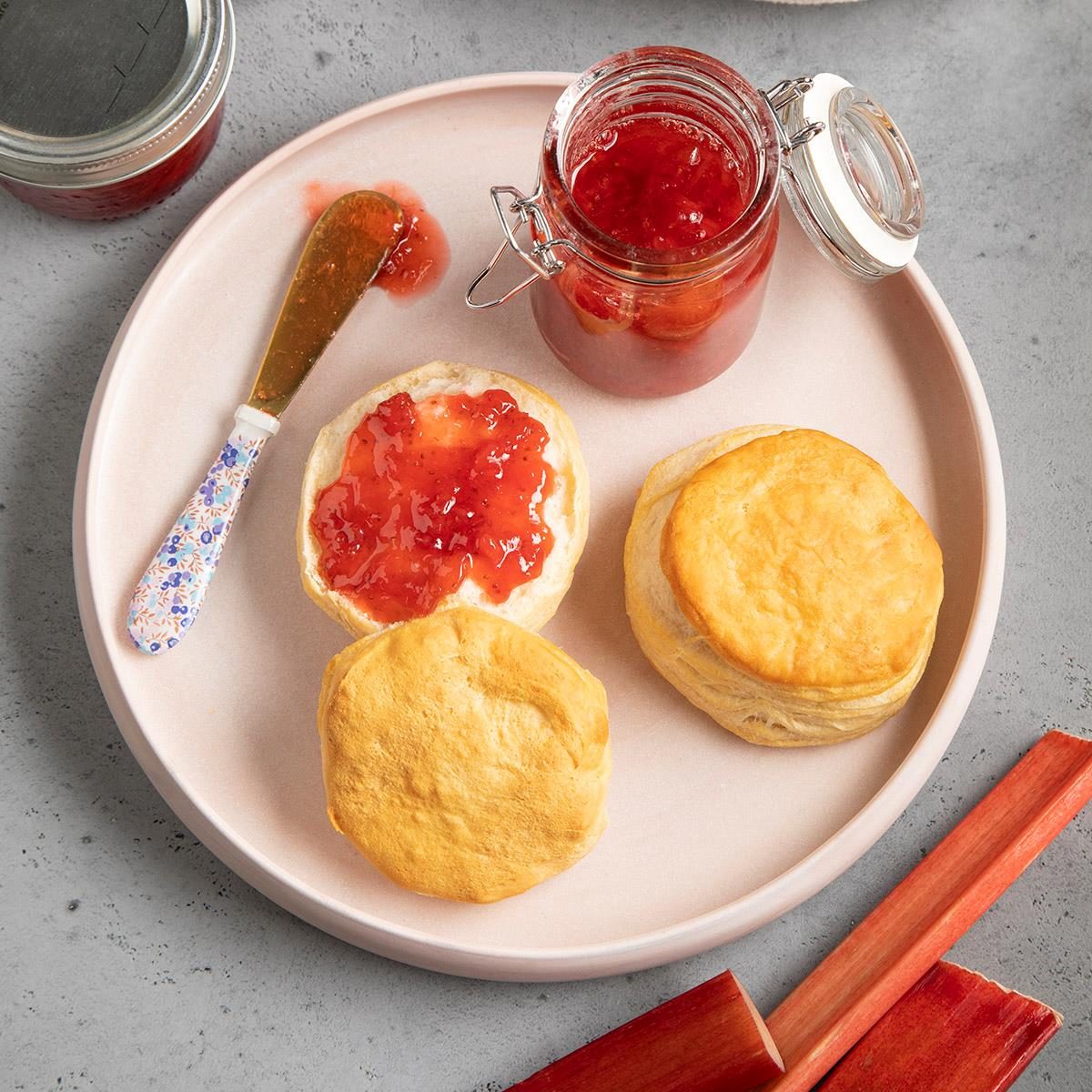 Flavorful Strawberry-Rhubarb Jam