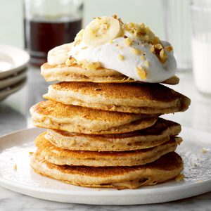 Fluffy Banana Pancakes