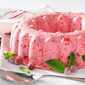 Fluffy Cranberry Mousse