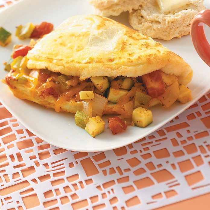 Fresh Vegetable Omelet